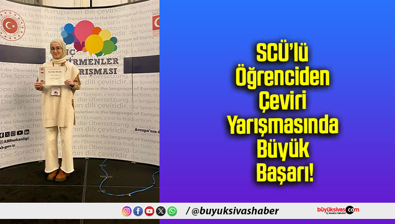 SCÜ’lü Öğrenciden Çeviri