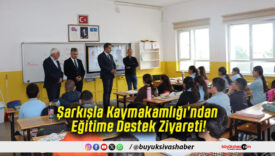 Şarkışla Kaymakamlığı’ndan Eğitime Destek Ziyareti!