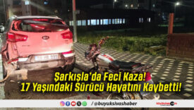 Şarkışla’da Feci Kaza! 17 Yaşındaki Sürücü Hayatını Kaybetti!
