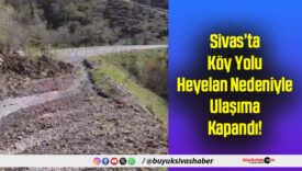 Sivas’ta Köy Yolu