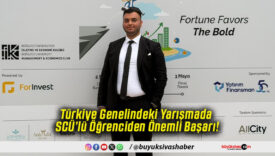 Türkiye Genelindeki Yarışmada SCÜ’lü Öğrenciden Önemli Başarı!