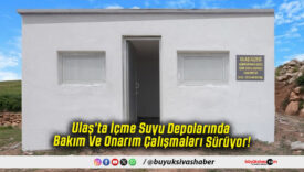 Ulaş’ta İçme Suyu Depolarında Bakım Ve Onarım Çalışmaları Sürüyor!