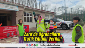Zara’da Öğrencilere Trafik Eğitimi Verildi!