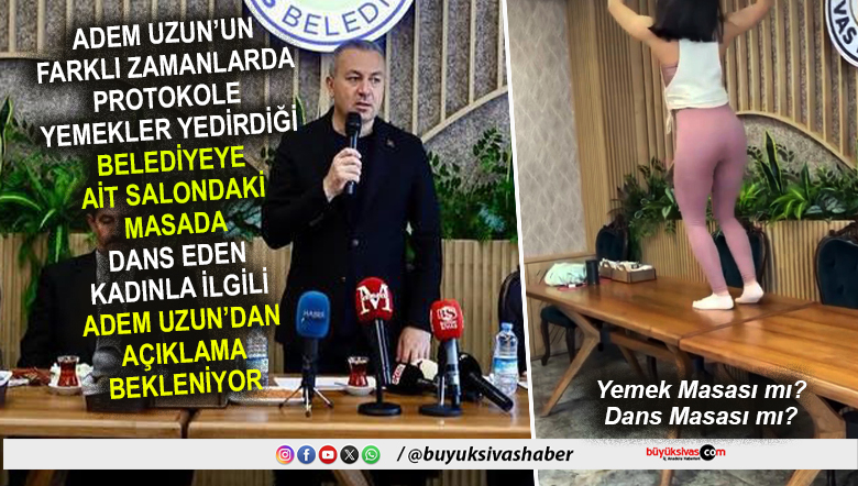 yemek masası üzerinde dans