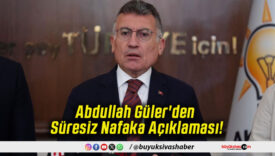 Abdullah Güler'den Süresiz Nafaka Açıklaması!