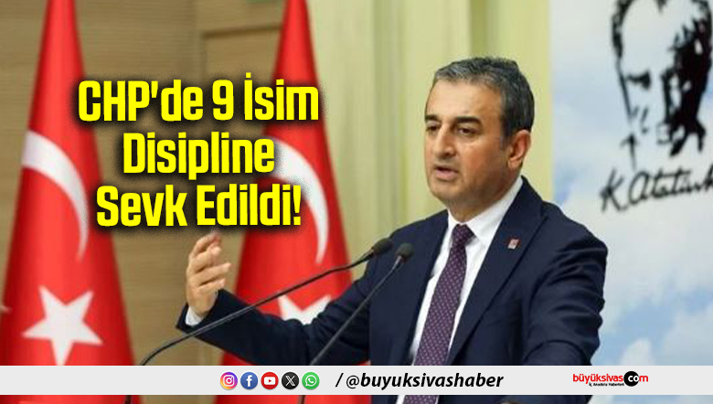 CHP'de 9 İsim