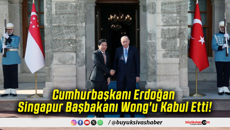 Cumhurbaşkanı Erdoğan Singapur Başbakanı Wong'u Kabul Etti!