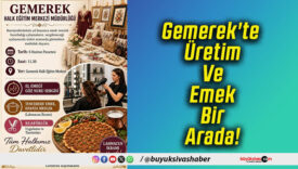Gemerek'te Üretim Ve Emek Bir Arada!