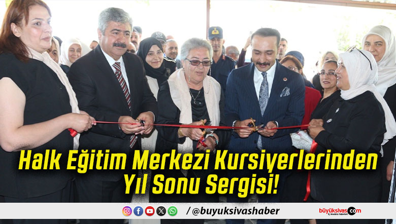 Halk Eğitim Merkezi Kursiyerlerinden Yıl Sonu Sergisi!