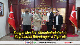 Kangal Meslek Yüksekokulu'ndan Kaymakam Büyükuçar'a Ziyaret!