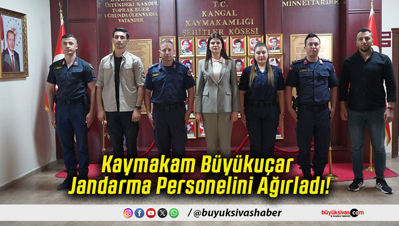 Kaymakam Büyükuçar Jandarma Personelini Ağırladı!