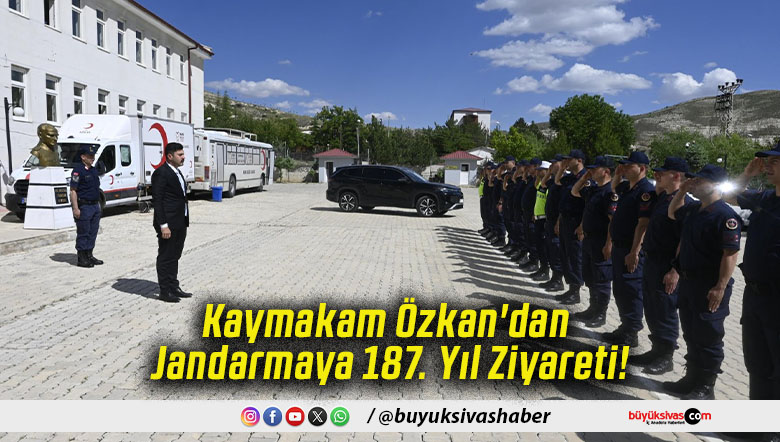 Kaymakam Özkan'dan Jandarmaya 187. Yıl Ziyareti!