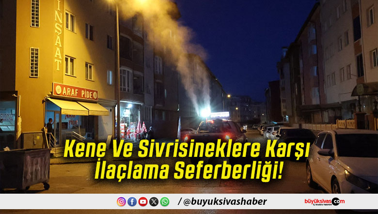 Kene Ve Sivrisineklere Karşı İlaçlama Seferberliği!