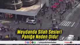 Meydanda Silah Sesleri Paniğe Neden Oldu!