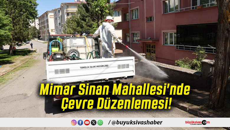Mimar Sinan Mahallesi'nde Çevre Düzenlemesi!