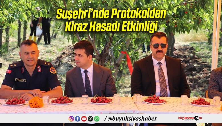 Suşehri’nde Protokolden