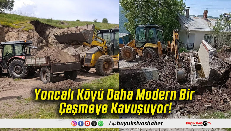 Yoncalı Köyü Daha Modern Bir Çeşmeye Kavuşuyor!