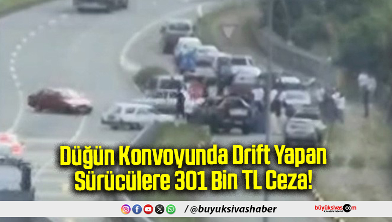 Düğün Konvoyunda Drift