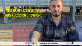 Motosiklet Kazası Sanıldı