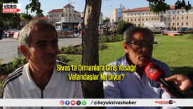 Sivas'ta Ormanlara Giriş Yasağı!