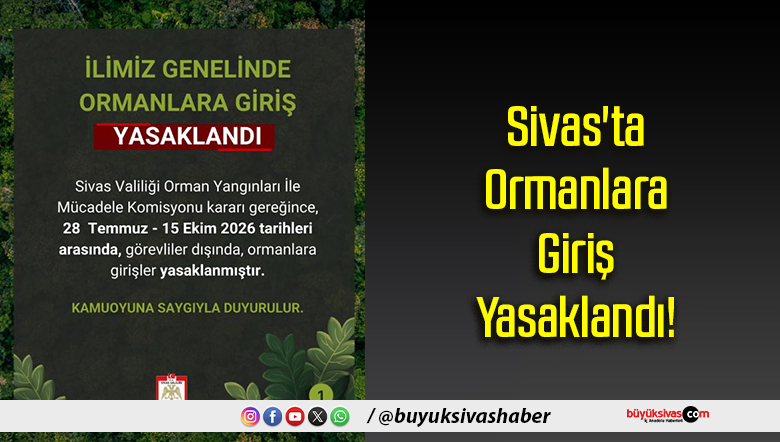 Sivas'ta Ormanlara