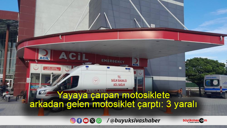 Yayaya çarpan motosiklete