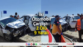 otomobil çarpıştı