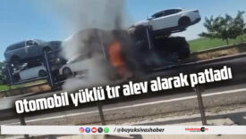 tır patladı