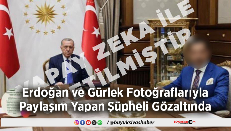 Erdoğan ve Gürlek Fotoğraflarıyla Paylaşım