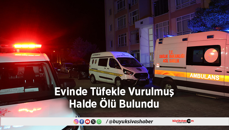 Evinde Tüfekle Vurulmuş Halde
