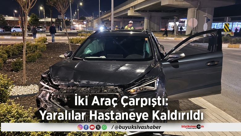 İki Araç Çarpıştı