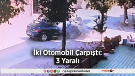 İki Otomobil Çarpıştı
