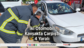 İki Otomobil Kavşakta