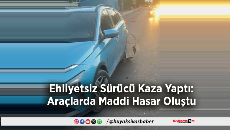 Araçlarda Maddi Hasar Oluştu