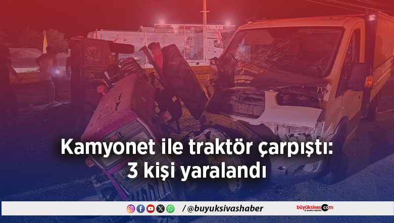 Kamyonet ile traktör