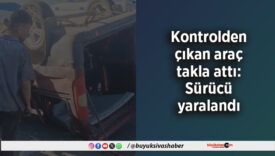 Kontrolden çıkan araç