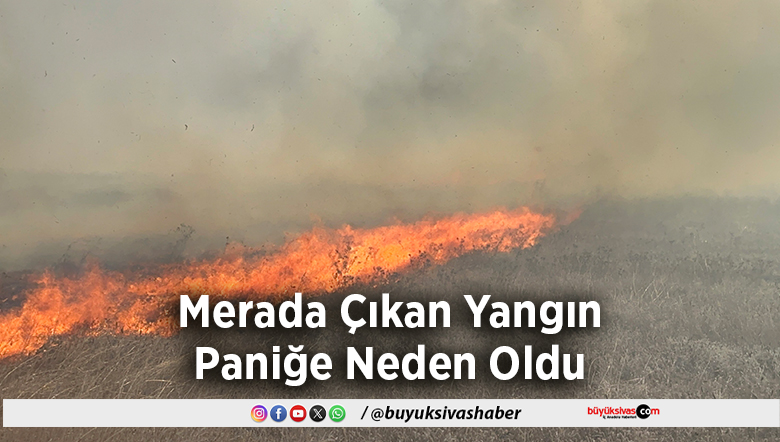 Merada Çıkan Yangın