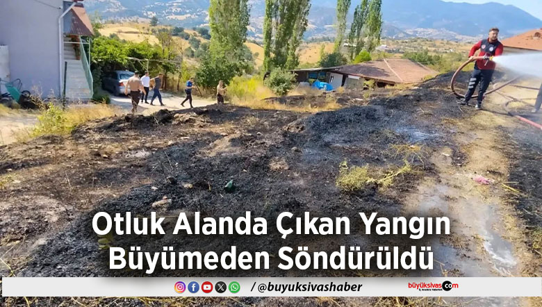 Otluk Alanda Çıkan Yangın