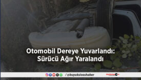 Otomobil Dereye Yuvarlandı