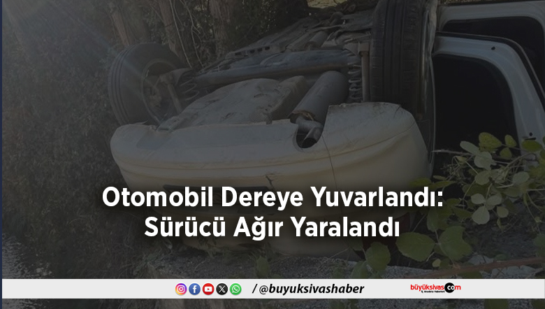 Otomobil Dereye Yuvarlandı