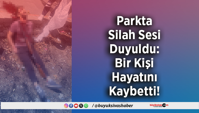 Parkta Silah Sesi