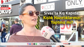 Sivas'ta Kış Kapıda