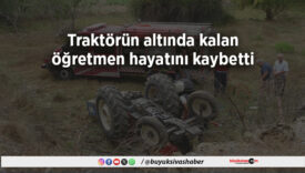 Traktörün altında kalan