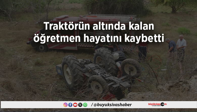 Traktörün altında kalan