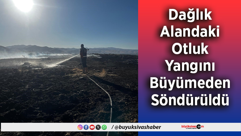 Yangını Büyümeden Söndürüldü