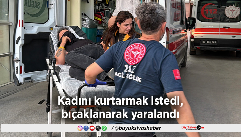 bıçaklanarak yaralandı