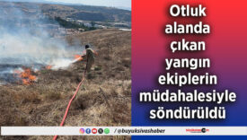 çıkan yangın ekiplerin müdahalesiyle