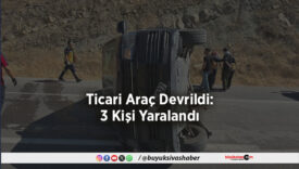 Ticari Araç Devrildi