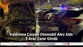 3 Araç Zarar Gördü