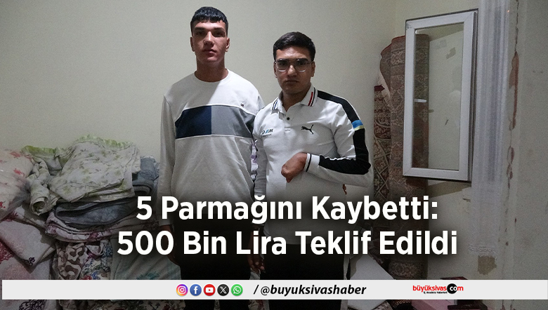 5 Parmağını Kaybetti